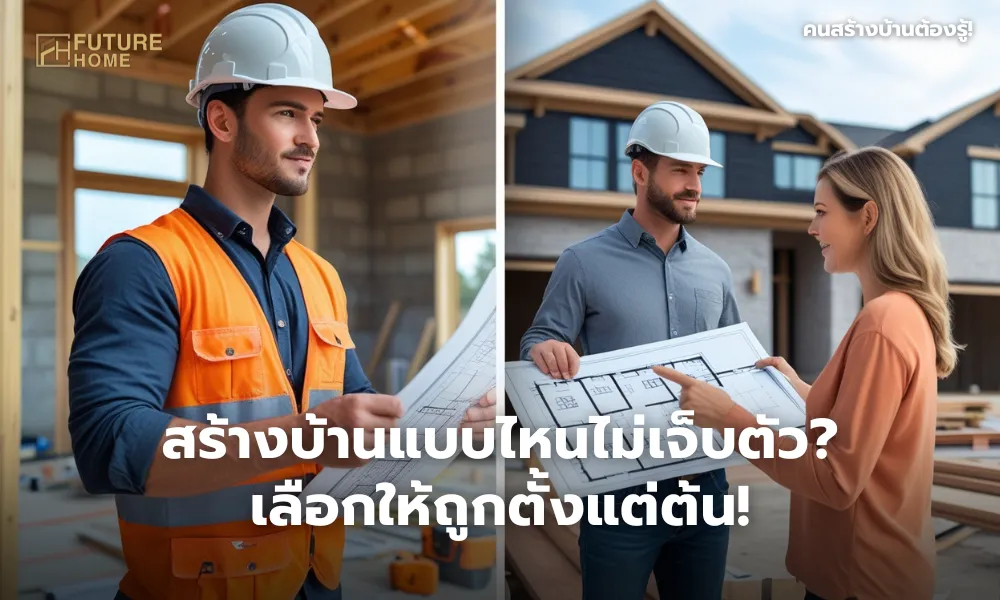 จ้างผู้รับสร้างบ้านมืออาชีพ vs คุมงานเอง แบบไหนดีกว่ากัน ? 2025