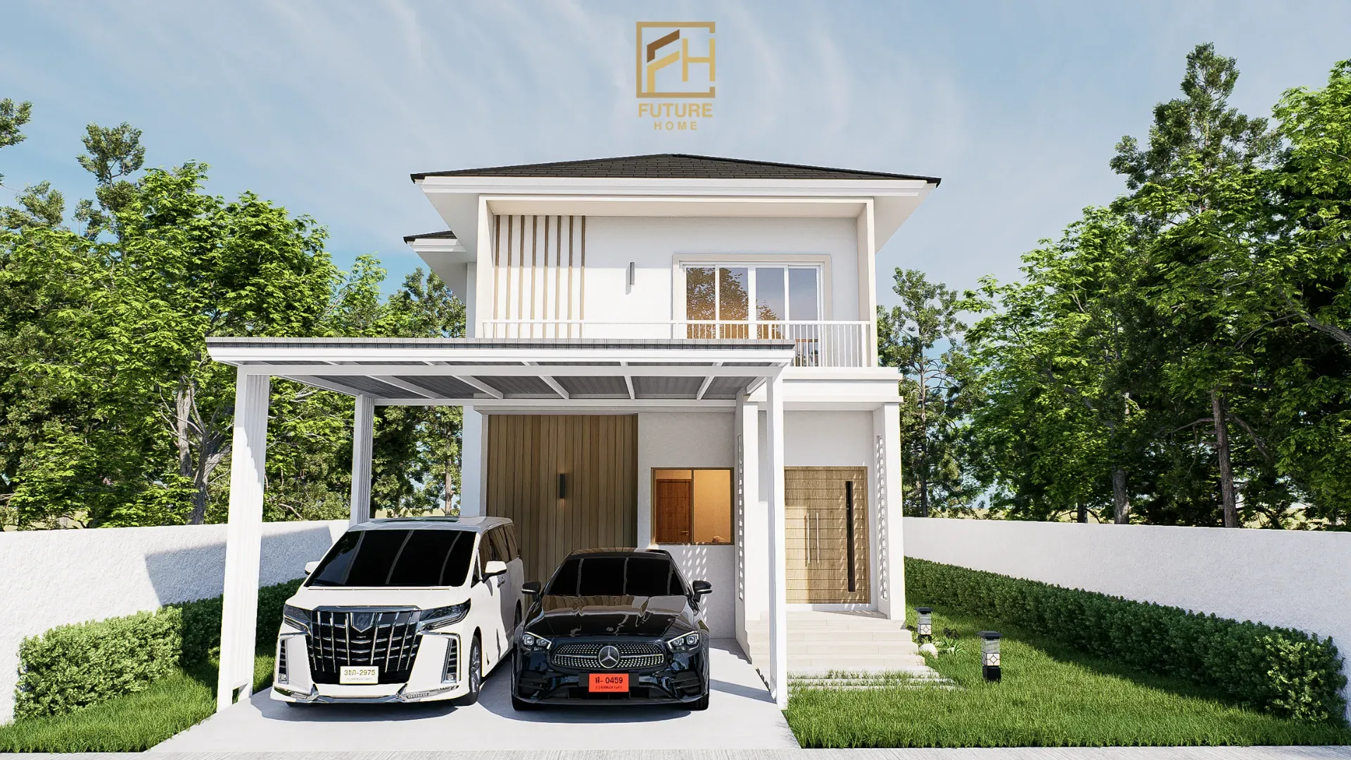 แบบบ้านสองชั้นสวยๆ ปี 2025
