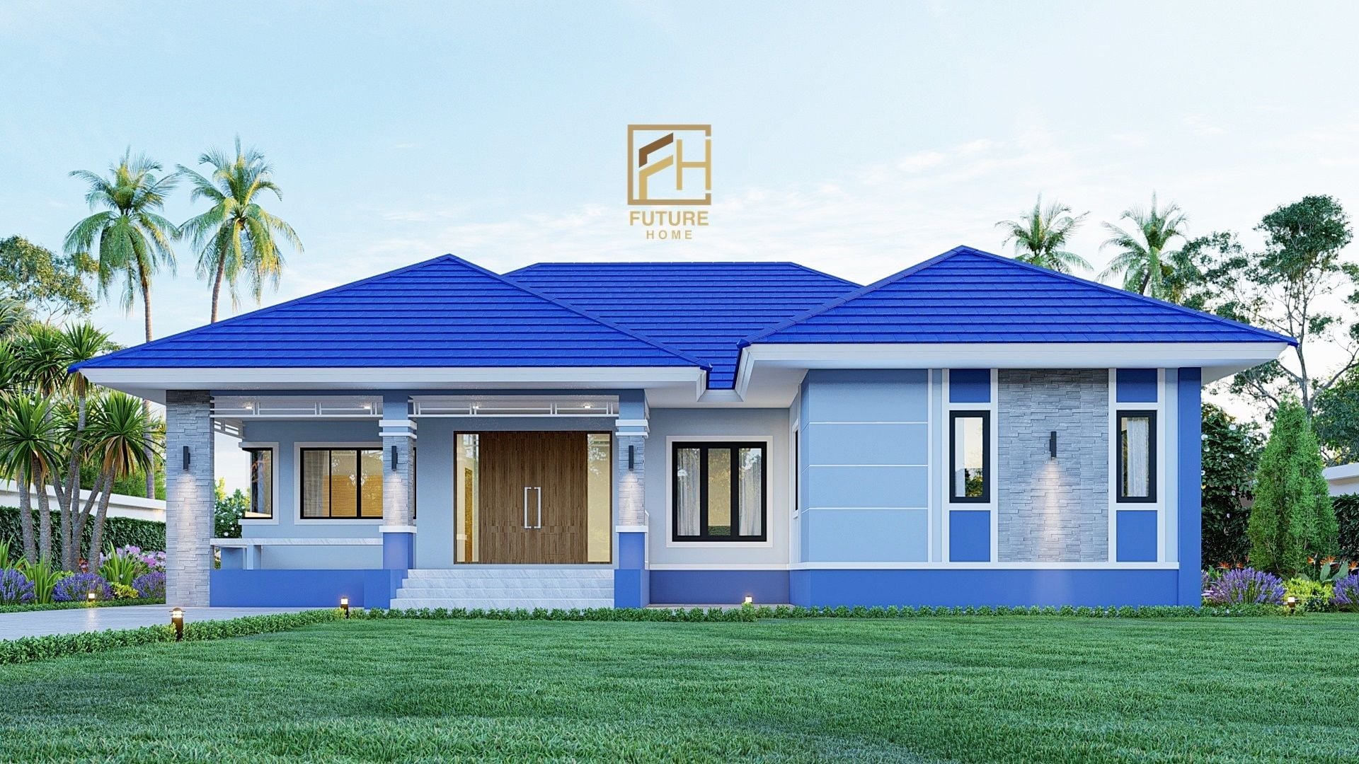 แบบบ้านชั้นเดียวสวยๆ